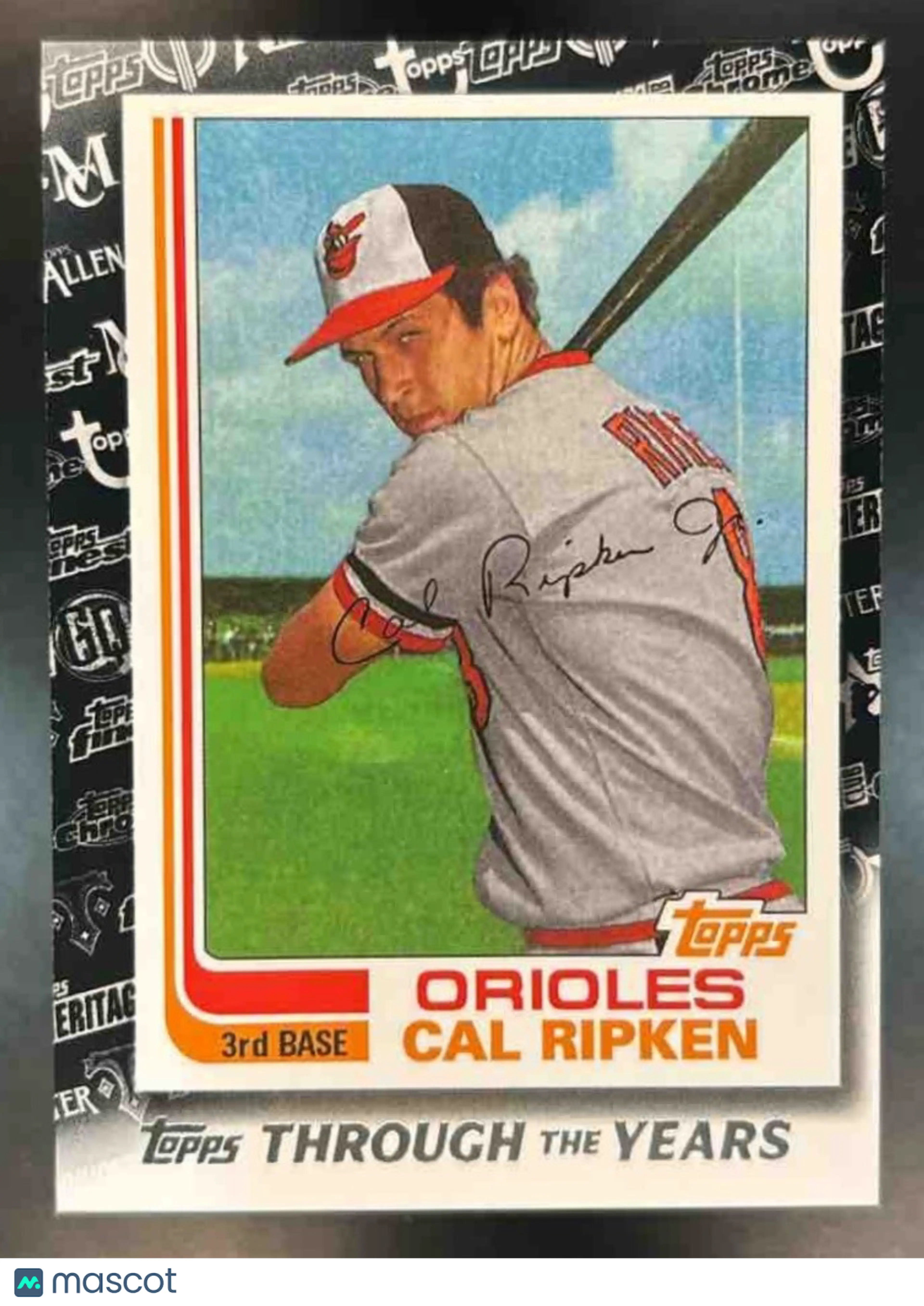 2021 Topps Cal Ripken Jr. 1986 Baseball 35th Anniversary Black /299 Orioles